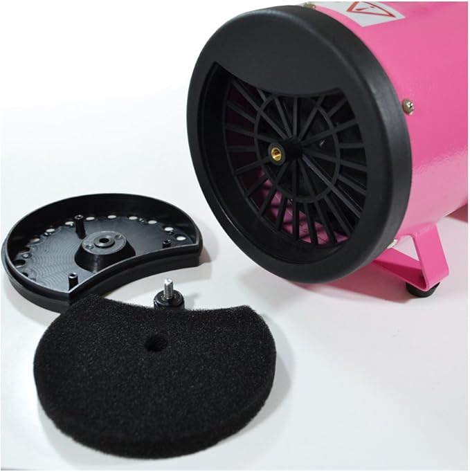 Flying Pig High Velocity Dog Pet Grooming Dryer w/Heater (Model: Flying One, Pink)