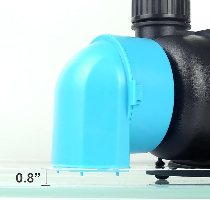 660GPH Aquarium Return pump with LCD display controller, DC 24V 25W aquarium pump for saltwater freshwater aquarium,fish tank,sump,20 speeds ECO Quiet Submersible and inline pump