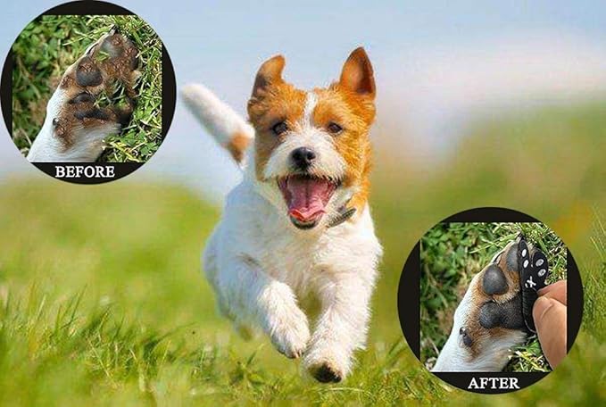 Dog Paw Protector Anti-Slip Grips to Keeps Dogs from Slipping On Hardwood Floors,Traction Control Non-Skid Dog Shoes Booties Socks Replacemen XL 40 Pieces