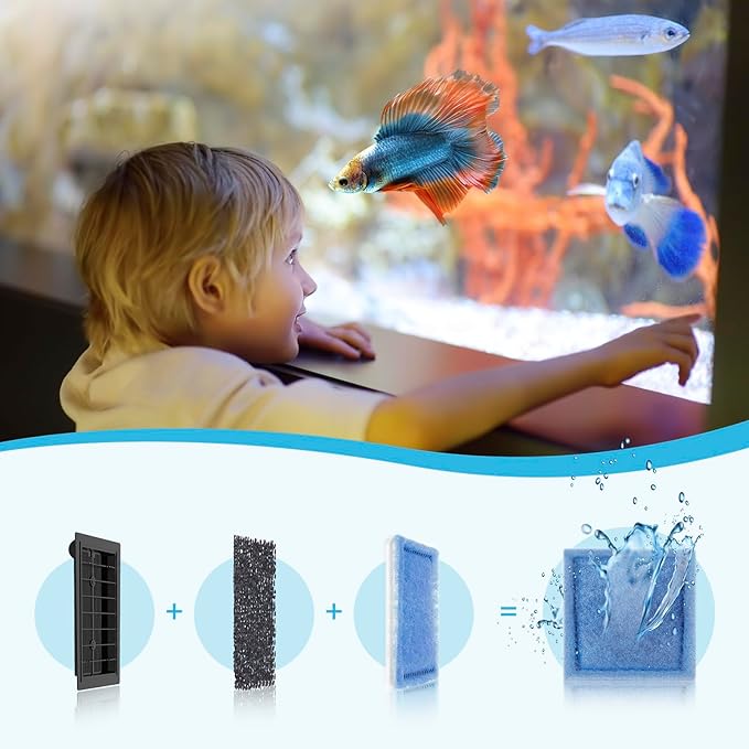 24 Pack Rite-Size C Filter Cartridges Compatible with Marineland Penguin PRO Power Filters 275/375 & Original Penguin Power Filters 200/350 - Rite-Size C Replacement Filter Cartridges