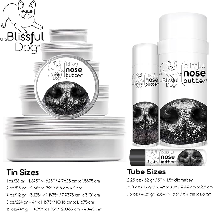 The Blissful Dog Malamute Unscented Nose Butter - Dog Nose Butter, 4 Ounce