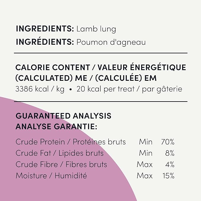 Crumps Naturals Lamb Chops 110g/3.9oz(Product Packaging May Vary)