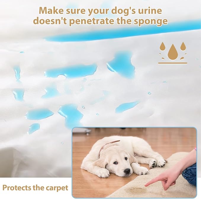 BFPETHOME Washable Large Dog Bed, Big Couch Bed with Removable Washable Cover, Orthopedic Egg-Crate Foam & Waterproof Lining