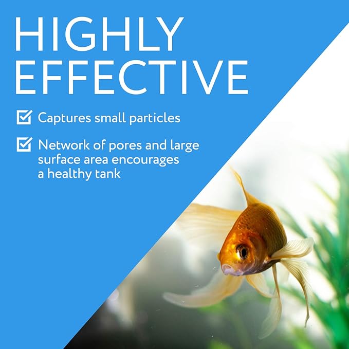 Evergreen Pet Supplies Aquarium Filter Foam Replacement - 4-Pack, Black - Compatible with Fluval 304/305/306 & 404/405/406 Models - Fish Tank Accessories & Aquarium Filters