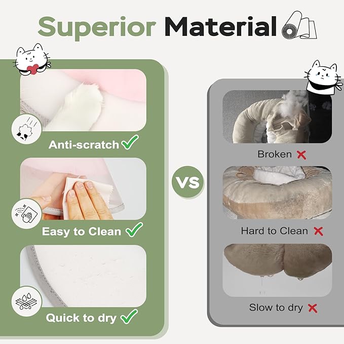 Cat Cone Collar Soft: Comfortable Waterproof Mesh Recovery Cone After Surgery to Stop Licking and Scratch, Alternative to Plastic Elizabeth Head/Neck Cone(Pink, M)