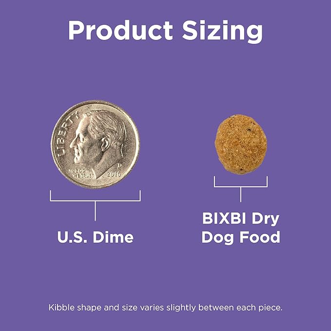BIXBI Rawbble Dry Dog Food, Lamb, 4 lbs - USA Made with Fresh Meat - No Meat Meal & No Corn, Soy or Wheat - Freeze Dried Raw Coated Dog Food - Minimally Processed for Superior Digestibility