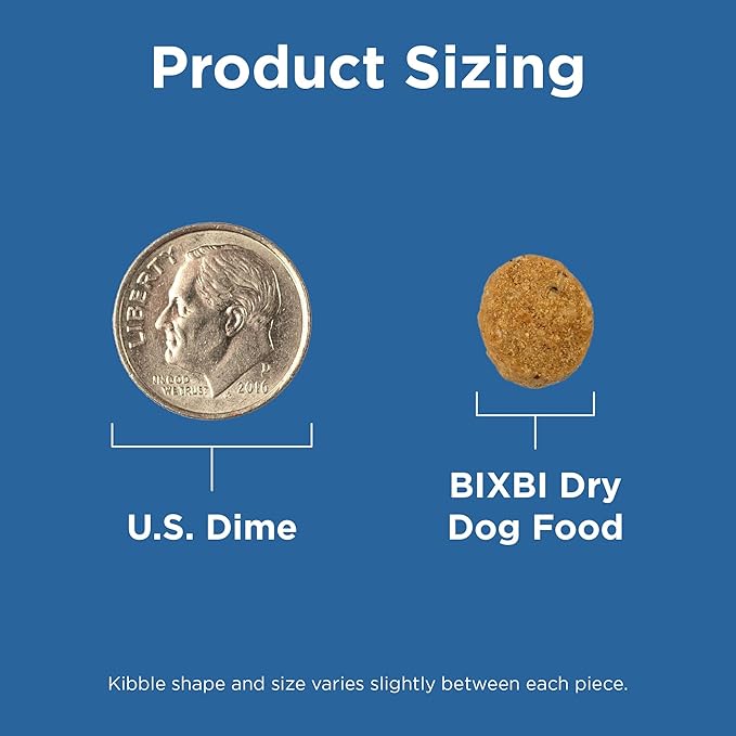 BIXBI Rawbble Dry Dog Food, Turkey, 24 lbs - USA Made with Fresh Meat - No Meat Meal & No Corn, Soy or Wheat - Freeze Dried Raw Coated Dog Food - Minimally Processed for Superior Digestibility