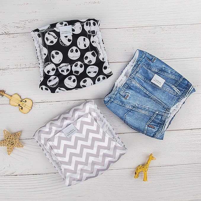 CuteBone Dog Belly Bands for Male Dogs Wraps Washable Doggie Diapers DM06S
