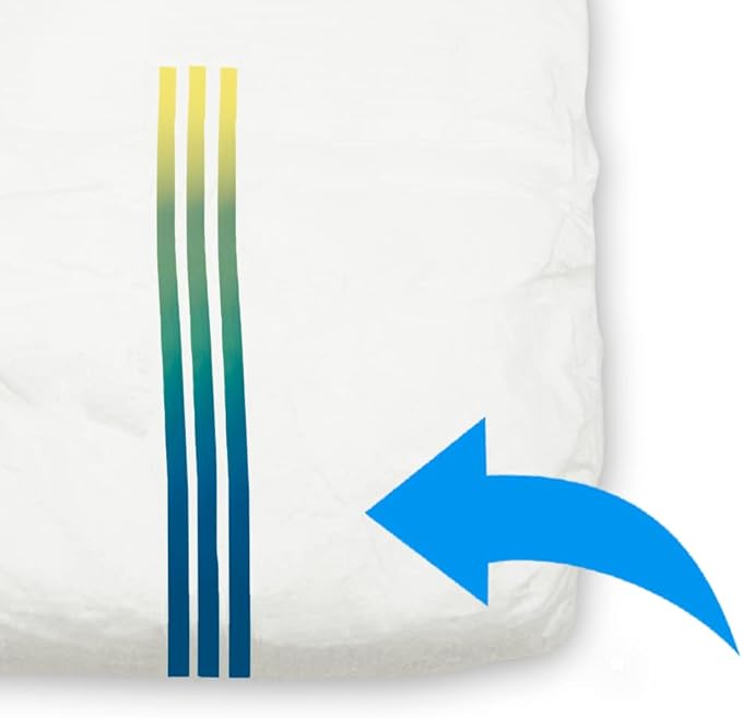 BV Dog Diapers Male Medium (Waist 13-23in) Super Absorbent - 50 Count Disposable - Doggie Diapers with Wetness Indicator - Adjustable Male Dog Wraps - Ideal for Incontinence/Training