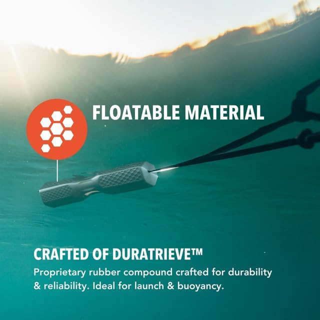 Dog Training Bumper - Durable Retriever Dummy for Professional Training, Perfect for Water Activities, Hunting, and Outdoor Retrieval Practice, with Adjustable Rope for Easy Handling (White)