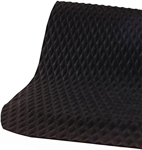 American Floor Mats Hog Heaven 5/8 inch Black & Black Border 3' x 6' Nitrile Backed Anti-Fatigue Comfort Mat