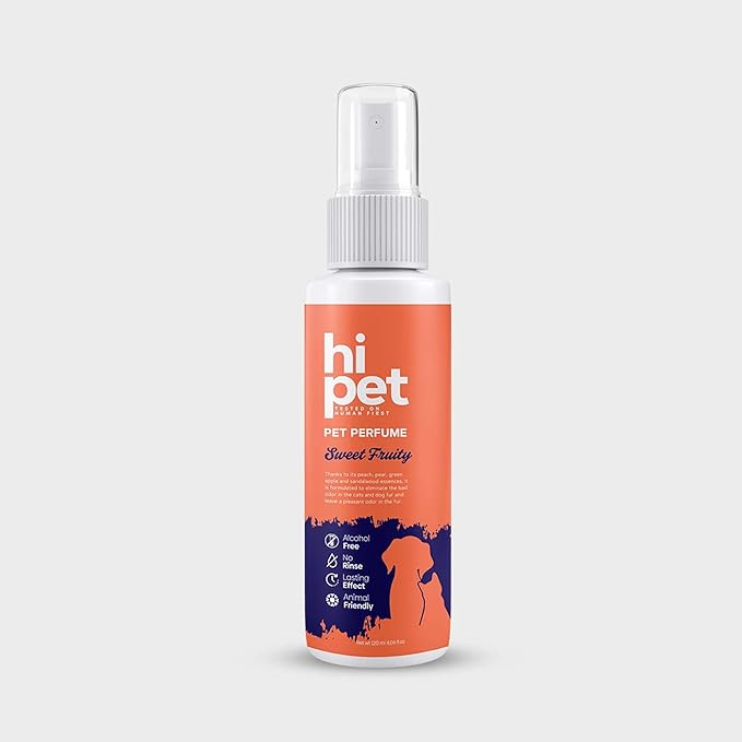 Hi Pet Hair and Skin Care Set, Clarifying Shampoo, Conditioner Shampoo, Sweet Fruity Cat and Dog Perfume, Deep Cleansing and Moisturizing
