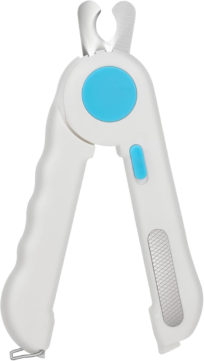 Cat Dog Pet Nail Clippers with Light, Llluminates Cat Dog Nails or Bloodline,Safety Pet Nail Clipper for Dogs, Cats, Rabbits Sharp No Nail Splitting