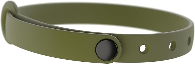 Breakaway Cat Collar - Soft, Comfortable, and Lightweight Safety Buckle Collar with Name Tag Ring for Outdoor Cats and Sensitive Skin Kittens by Nuvuq (6 ⅞" to 10 ¼", Green)