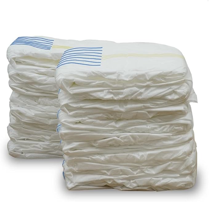 BV Dog Diapers Male Large (Waist 21-26in) Super Absorbent - 50 Count Disposable - Doggie Diapers with Wetness Indicator - Adjustable Male Dog Wraps - Ideal for Incontinence/Training