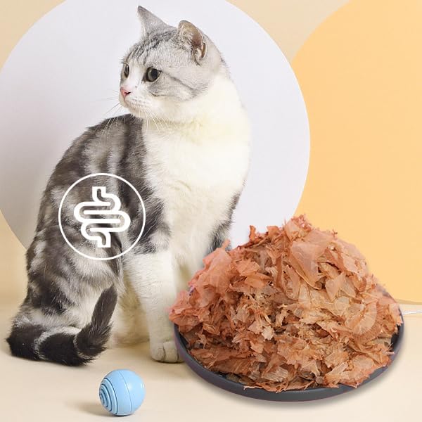 Purrfectpaws Premium Dried Bonito Flakes: Delicious Treats for Dogs & Cats - All-Natural and High in Protein - 4oz Bag