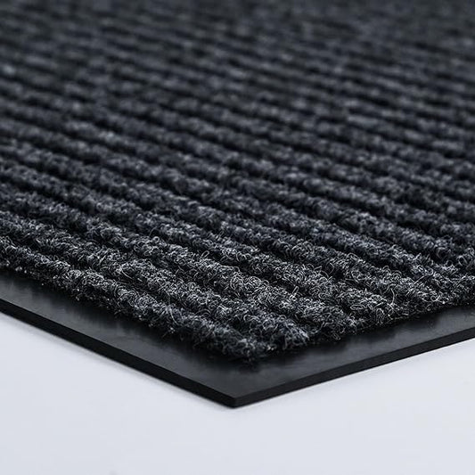 Front Door Mat Outside Entrance, 96" x 48" Sturdy Indoor Outdoor Mats for Entryway, Low Profile Welcome Doormat for Home Entrance, Non Slip Shoe Scraper Mat, Ideal for High Traffic Area