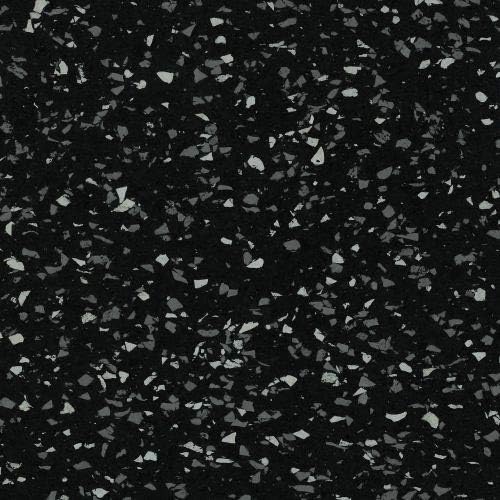 American Floor Mats - Extreme Rubber Gym Tiles - 1 Inch Thick Colorful Rubber Gym Tiles - Superior Shock and Sound Absorbing Tiles - 35% Grey/White 10 Tile Pack (Covers 40 Sq Ft)