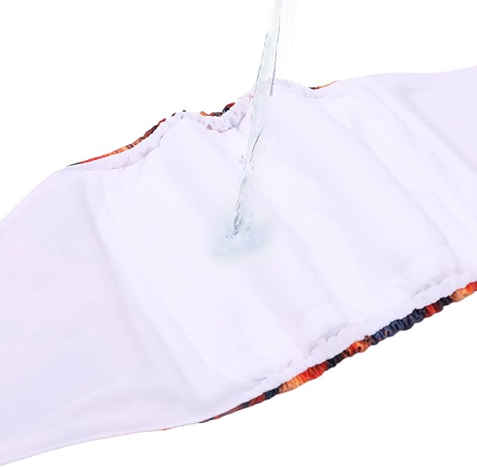 CuteBone Dog Diapers Male Washable Belly Band for Male Dogs Wraps Black 3pcs a Pack DM56M