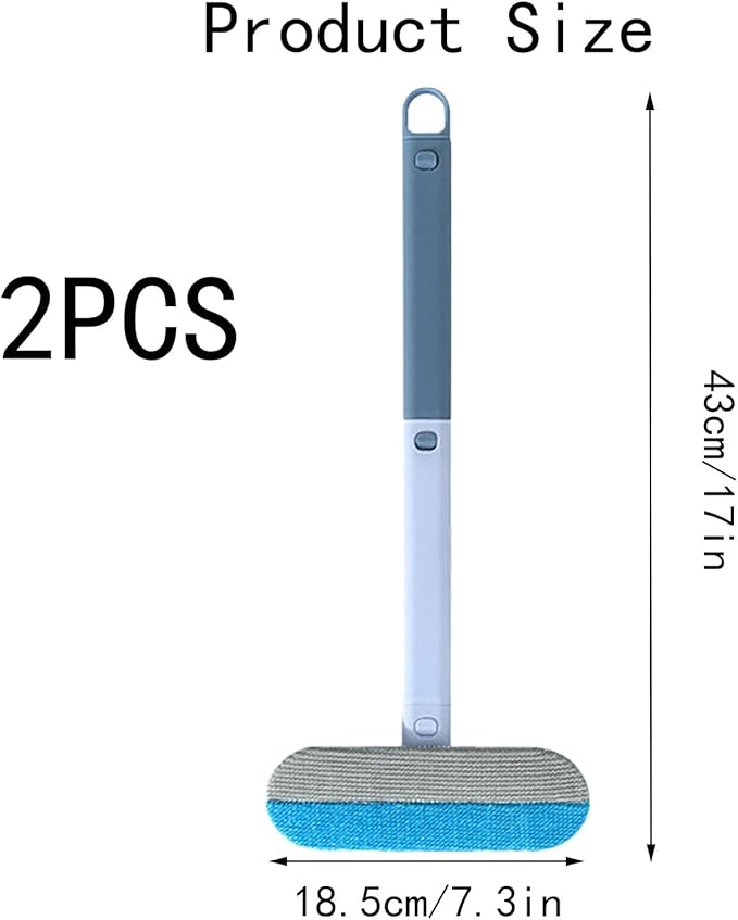 Dog Hair Remover for Couch Reusable Pet Hair Remover Brush 23in Long Handle for Furniture, Couch, Carpet, Clothes