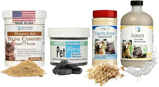 Gastro Prime Combo for Cats | Supports Normal GI Function and Improves Nutrient Assimilation, Liver (Tuna)