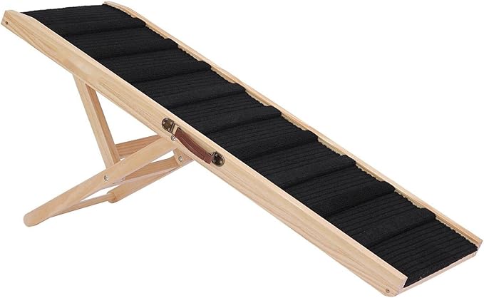 Large Dog Pet Ramp Stairs for Bed Car Truck Couch SUV,Dog Pet Ramp for Small Large Dogs Pets to Get on High Bed Truck Couch Sofa