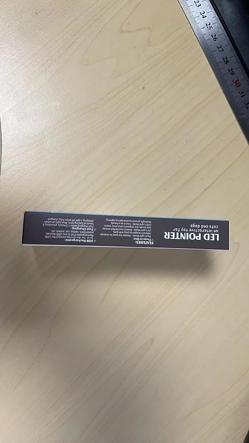 Cat Toy Pointer for Indoor Cats, 2 Pieces, USB Rechargeable Kitten Toys with 7 Adjustable Patterns, Interactive Chase Toys for Indoor Cats & Dogs, Training & Exercise Fun