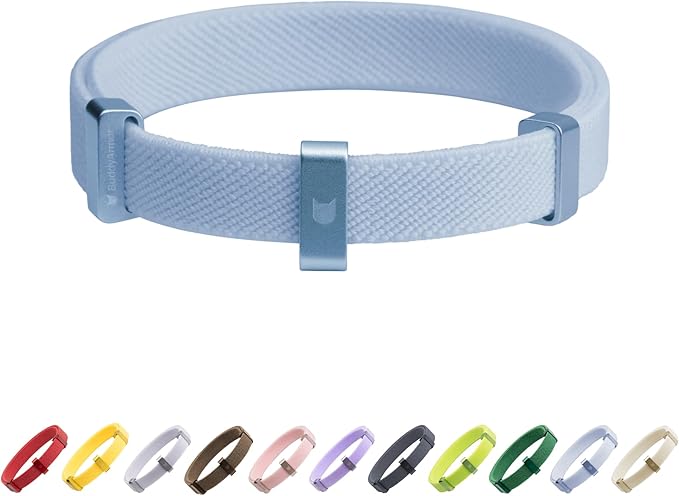 Safety Cat Collar and ID Tag Set - Elastic Quick Release, Non Breakaway Cat Collar Personalized Anodized Aluminum Engraved Pet Name Tag, Lightweight for Kitten Small Large Cat
