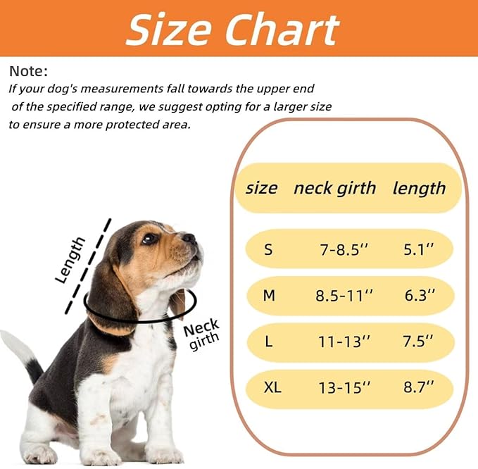 Soft Dog Cone Collar for Dogs After Surgery, Adjustable Dog Recovery Cone Collar for Medium Small Puppy Dogs and Cats to Stop Licking (Donut XL)