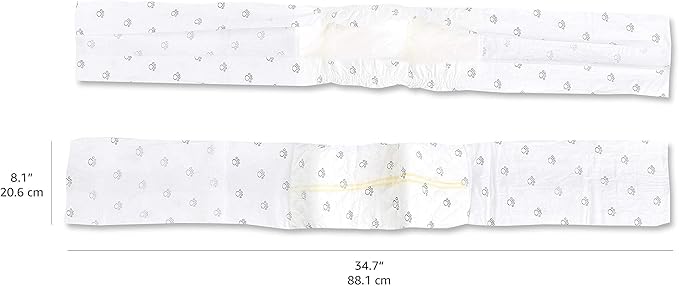 Amazon Basics Male Dog Diapers, 30 Count, Large, Ultra Absorbent Disposable Wrap with Secure Fit, Leakproof and Comfortable
