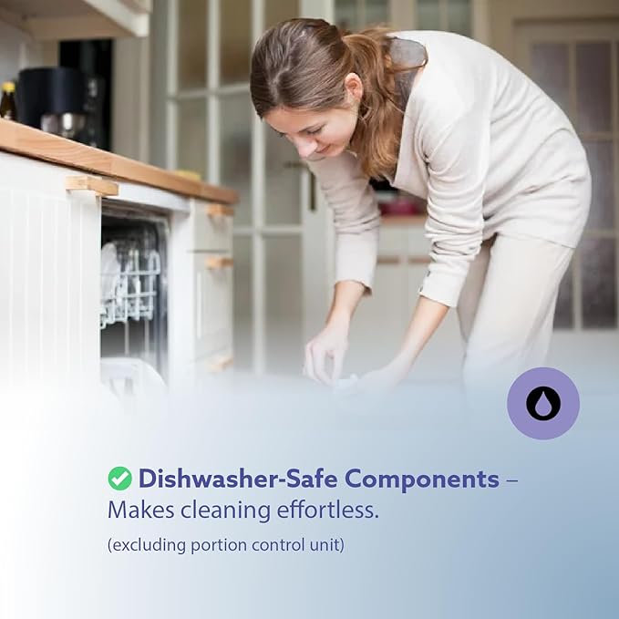 Automatic Dog & Cat Food Feeder with Water Dispenser – Smart Pet Feeder with Portion Control, OLED Display, Anti Jam Design, Battery Operated Dispenser for Small Pets - Taupe