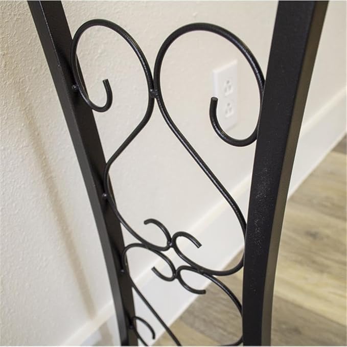 Contemporary 20 Gallon Metal Aquarium Stand in Black