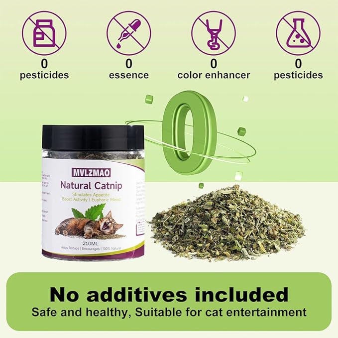 210ML Organic 100% Natural Catnip Cattle Grass Mint Taste Funny Cat Toy New Cat Toy Interactive Cat Toys Pet Supplies