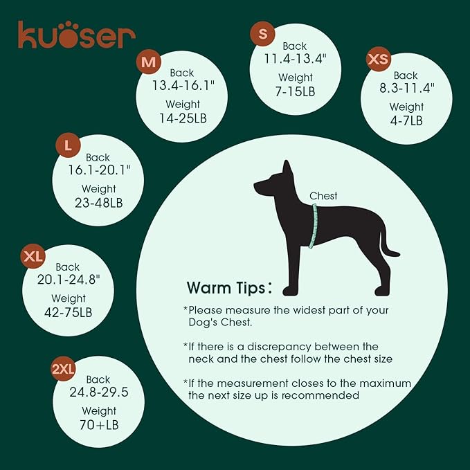 Kuoser Dog Surgery Recovery Suit for Female Male Dogs, Stripes Spay Neuter Anti-Licking Dog Onesie, Abdominal Wounds Surgical Suit Snugly Pet Collar Alternative Post Surgery Vest Bodysuit, Purple 2XL