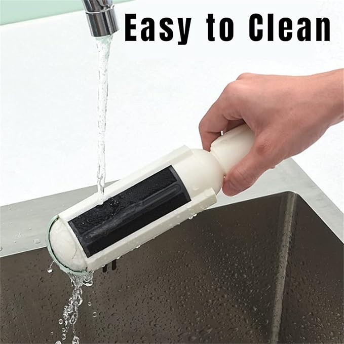 2023 New Pet Hair Remover Roller, Pet Hair Remover, Reusable Pet Hair Remover, Washable Dog/Cat Hair Remover, Fur Remover, Pet Hair Remover for Couch, Best Pet Hair Remover for Furniture (B-Red)