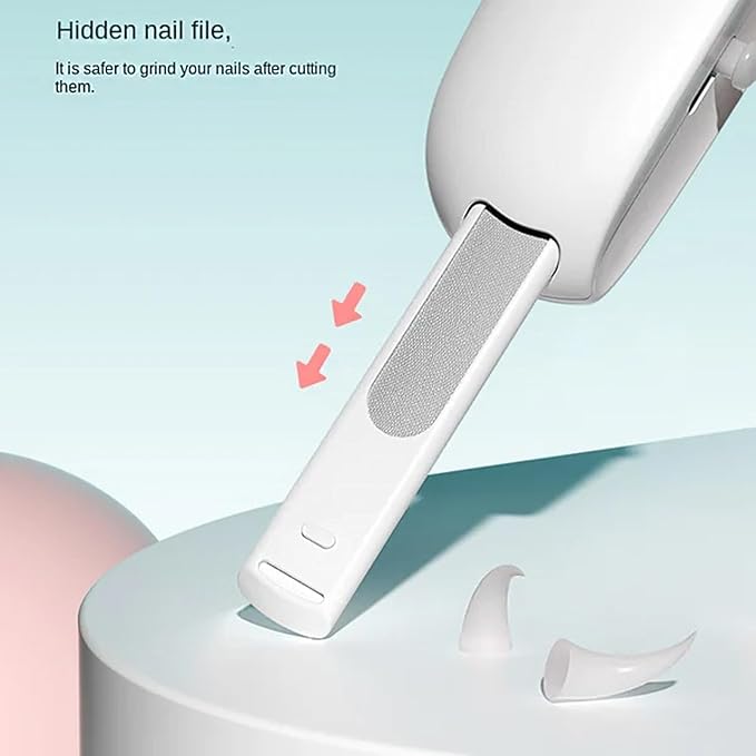 Celery Pets Nail Clippers, Adjustable Claw Clippers for Cats, Round-Hole Trimmer with Dust Storage, Safe Pet Claw Clipper Grooming Tool, Adjustable Nail Cutter for Small Large Cat/Dog (2*Pink)