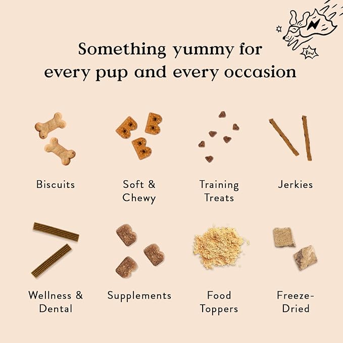 Bocce's Bakery Dailies Brushy Sticks to Support Oral Health & Fresh Breath, Wheat-Free Dental Bars for Dogs, Made with Real Ingredients, Baked in The USA, All-Natural Coconut & Mint, Medium Dogs