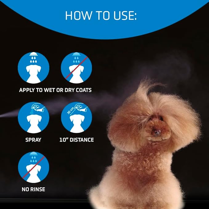 Artero Matt-X Dematter. Ultra Dematting and Finishing Spray for Dogs and Cats. A Powerful dematting, Conditioning Spray