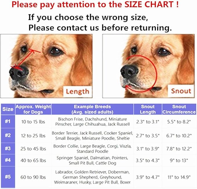 Basket Dog Muzzles-Soft Adjustable Breathable Mask Anti Biting Chewing Barking Training Dog Muzzle for Small Medium Large Dogs (Black 3)