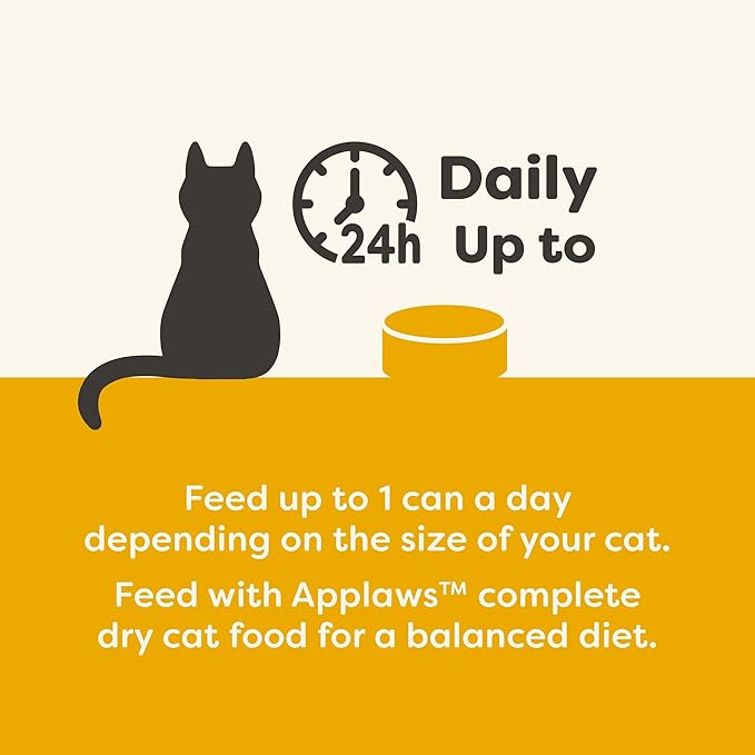 Applaws Natural Wet Cat Food in Broth, Limited Ingredient Canned Wet Cat Food, No Additives, Made with Natural Ingredients, Chicken Selection in Broth Cans (20 x 5.5 oz Cans)