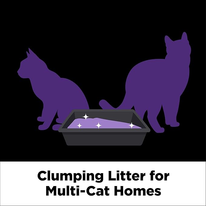 ARM & HAMMER Clump & Seal SLIDE Platinum Multi-Cat Clumping Litter, Easy Clean, Superior Odor Control, 37 Lbs