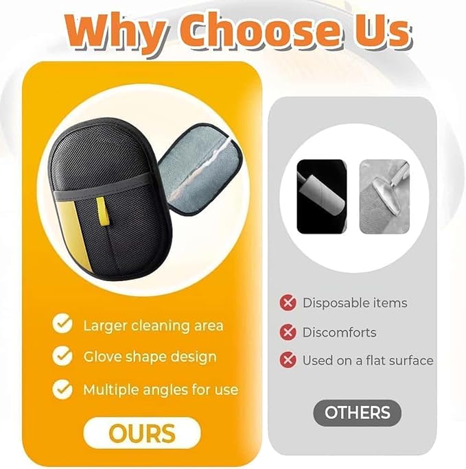 2pc Pet Hair Removal Glove,Pet Grooming Gloves,Cat Grooming for Hair Removal,Versatile Reusable Pet Hair Remover Glove