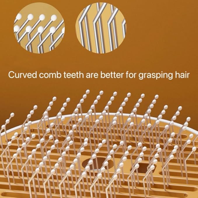 Cat steam brush for indoor cats features blue light technology,combining a dog steam brushes,ideal for the pets steam brushes for dogs and cats,and pet spray hair removal comb user GREY