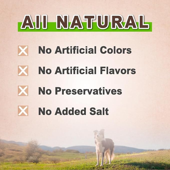 Afreschi Turkey Tendon Dog Treats, 8 oz Braid (for Medium Breeds), USA-Sourced Turkey Tendon, All Natural Puppy Chew, Hypoallergenic, Rawhide Alternative