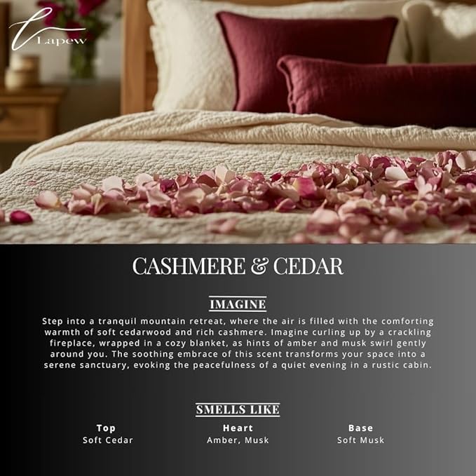 Cashmere Cedar Carpet Freshener Powder: Powerful Odor Eliminator for Home, Upholstery Deodorizer, Carpet Deodorizer, Pet Urine, Cat Litter Box - Cashmere Cedar Fragrance.