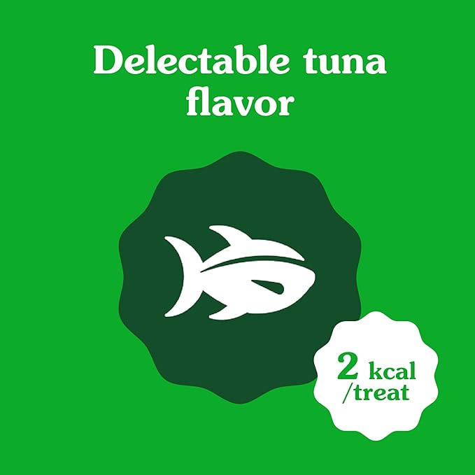 Greenies Feline Smartbites Healthy Indoor Cat Treats, Tuna Flavor, 16 oz. Tub