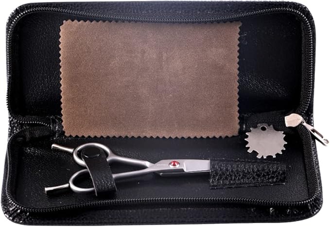 4.5" Straight Dog Scissors for Grooming Face and Paws with Safety Round Tip for Small Dogs Cats Face Paw Ears Trimmer Cat Grooming Scissors(4.5" Straight, Gray)