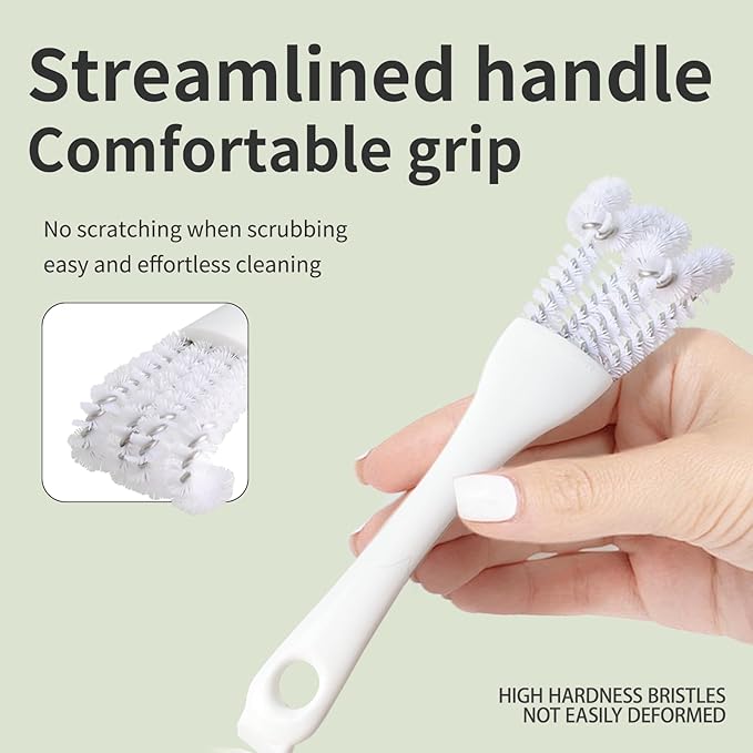 Bird Cage Cleaner with Long Handle & Shovel – Easy Bird Droppings Removal Brush for Parrot & Pet Cages & Bird Perch – Durable Cage Cleaning Tool & Accessory (1)