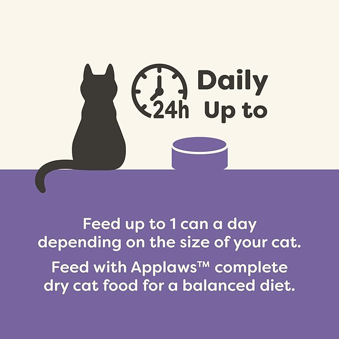 Applaws Natural Wet Cat Food in Broth, Made with Limited and Natural Ingredients, Fish Selection Variety Pack in Broth (12 x 5.5oz Cans)