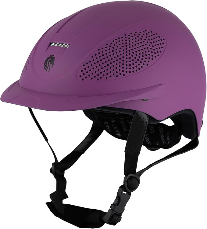 Equinavia Skylar Horse Riding Helmet – Lightweight Equestrian Helmet with Airflow Vents, Adjustable Dial & Removable Liner, ASTM F1163-23/SEI Certified